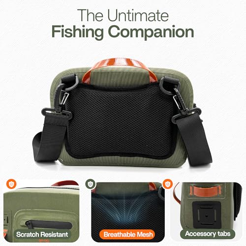 Lehigh Crossing, Waterproof Fishing Waist Pack, Fly Fishing Fanny Pack, Submersible Lumbar Pack