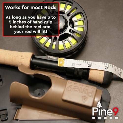 Pine 9 Ambie Fishing Rod Holster - Original Patented Hands-Free Fishing Pole Holder - Ambidextrous Left or Right Hip Carry...