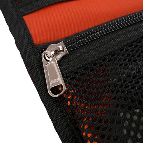 Climbing Quickdraw Hanging Storage Bag, Carabiner Hook Gear Equipment Parts Collections, Durable Foldable Bundled Roll Ant...