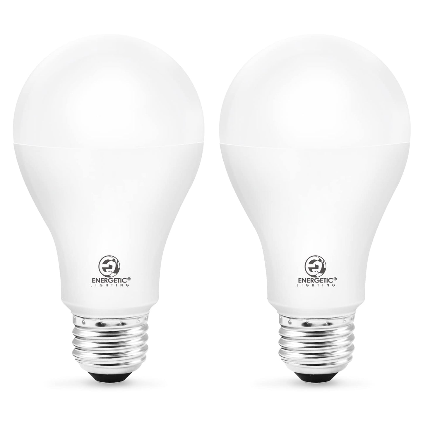 Super Bright Light Bulb 150 Watt Equivalent A21 LED Light Bulb, Daylight 5000K, E26 Base, 2600 High Lumens LED Bulb, Non-Dimmable, UL Listed, 2 Pack