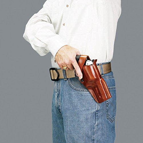 GALCO - Dual Action Outdoorsman Strongside/Crossdraw Belt Holster for S&W X FR 460 5", Right Hand (Tan)(DAO190)