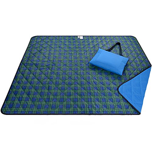 Roebury Beach Blanket Sand Proof & Outdoor Picnic Blanket - Water Resistant, Large Mat for Camping or Travel. Washable, Fo...