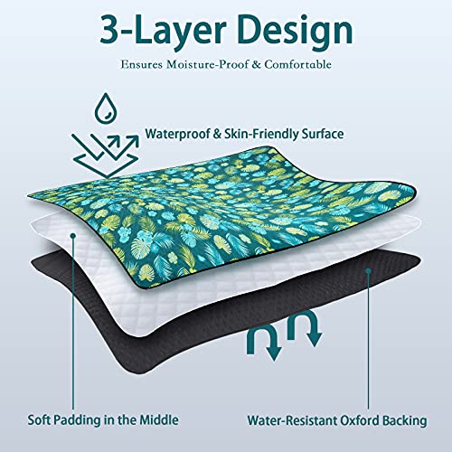 PY SUPER MODE Picnic Blankets Extra Large, Waterproof Foldable Outdoor Beach Blanket Oversized 83x79” Sandproof, 3-Layer P...