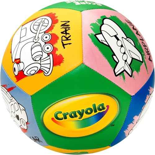 Crayola Official Soccer Ball - Unisex Kids - CRAY203BL Transportation Size 5