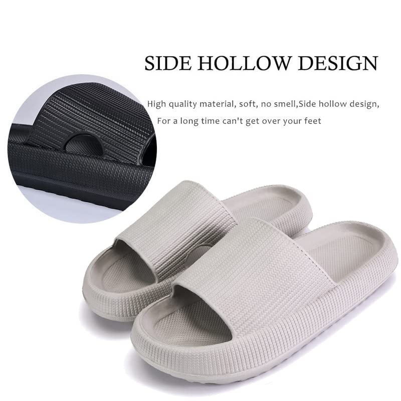 rosyclo Cloud Slippers for Women and Men Massage Thick Sole Non-Slip Shower Slippers Bathroom Super Soft Comfy House Cloud...