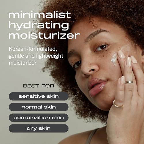 MATTER OF FACT Minimalist Hydrating Moisturizer with Pro Vitamin B5, Liquid Crystal Lipids and Centella Asiatica, Lightweight Daytime Face Cream for Moisture Barrier Support, 50mL / 1.6 Fl Oz