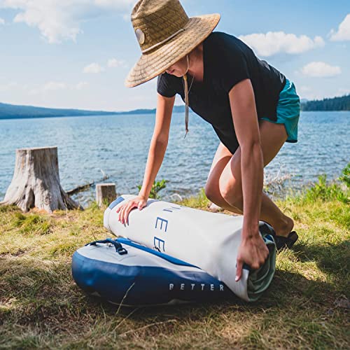 ISLE Megalodon Inflatable Stand Up Paddle Board & iSUP Bundle Accessory Pack - Up to 1,050 lbs Capacity — Durable, Lightwe...