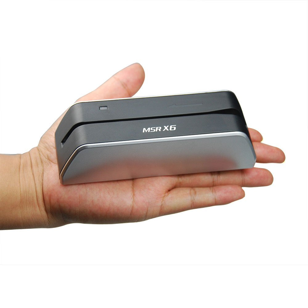 Msrx6 Msr X6 Usb Swipe Magstripe Credit Card Reader Writer Smallest