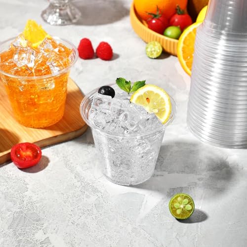 BYSNOW 250 Pack 9 oz Disposable Plastic Cups for Party, Plastic Wine Cups with Higher Heat Resistance (9oz 250pack)