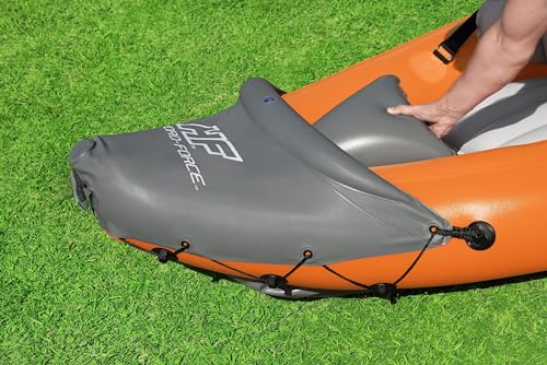 Bestway Hydro-Force 12'6" x 39" Rapid X3 Inflatable Kayak Set | Fits Up to 3 Persons | Includes 2 Aluminum Paddles, 1 Hand...