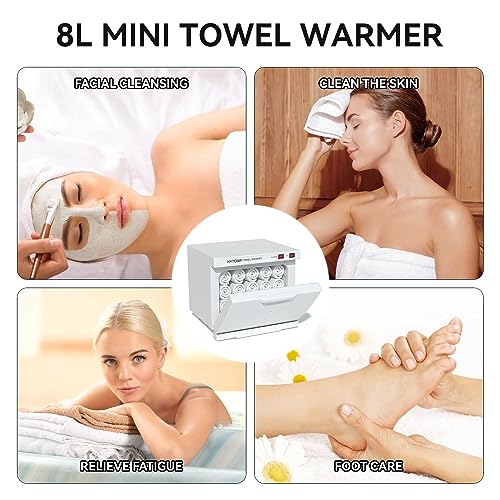 Hot Towel Warmer, 8L Thermostatic Towel Heater, 2-in-1 Professional Towel Warmer Cabinet, Beauty Salon and Spa Towel Warmers for Facial