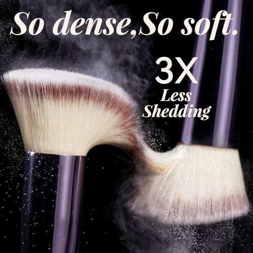 BS-MALL Makeup Brush Set 18 Pcs Premium Synthetic Foundation Powder Concealers Eye shadows Blush Makeup Brushes with black...