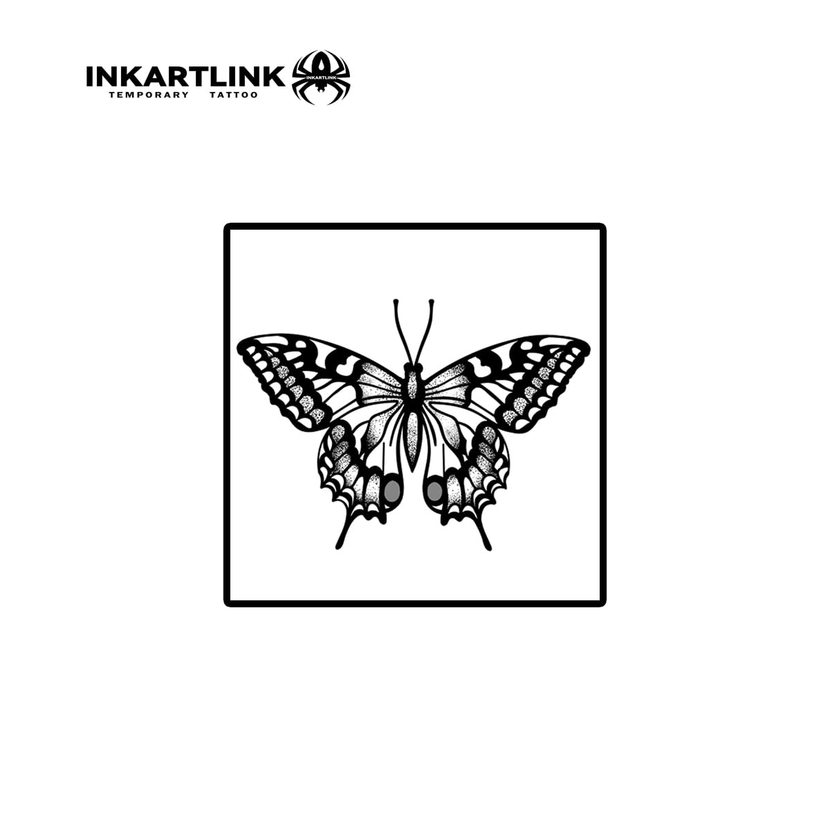 INKARTLINK semi-permanent temporary tattoo, gift for girls, butterfly tattoo for cute and sweet girls, waterproof and non-reflec