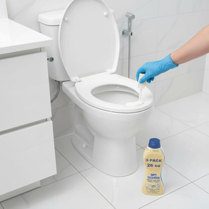 More Spray & Foam Cleaner, 25.4 oz (3-Pack) Powerful Multi-Surface Cleaner for Rust, Grease & Grime – Works on Stainless Steel, Tile, Brass, Copper & More (Soft Cleanser All Purpose Cleaner)