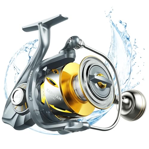 KastKing Kapstan Elite Saltwater Spinning Fishing Reel, Up to 55LBs Max Drag, IPX6 Waterproof & Corrosion-Resistant Bearin...
