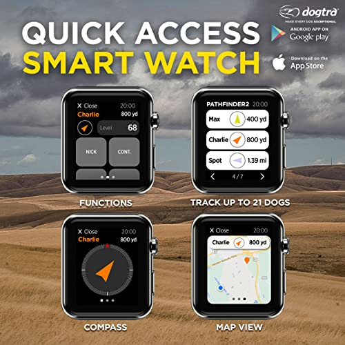 Dogtra Pathfinder 2 - Hunting Ecollar GPS Dog Training Collar with Remote, 9 Mile Range, Tracking & Containment for Medium...