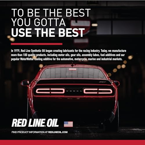 Red Line 50104 75W85 GL-5 Full Synthetic Gear Oil for Hypoid Limited Slip Differentials - 2 Quarts
