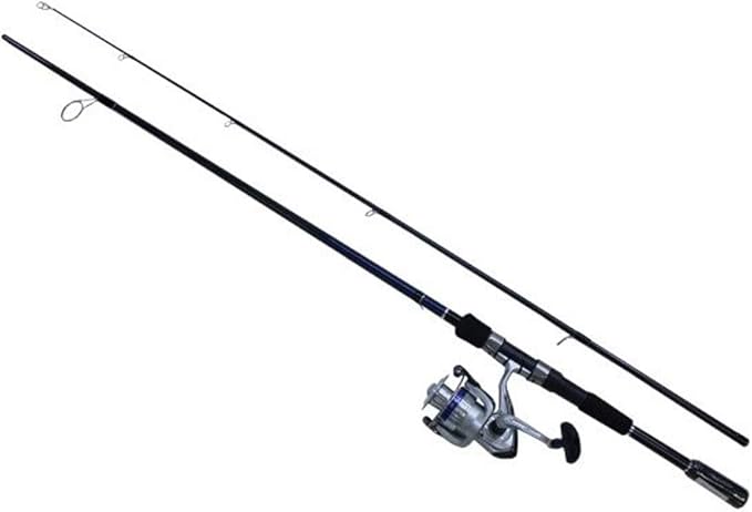 Daiwa DSK30-2B/F702M D-Shock Freshwater Spinning Combo, 2 Bearings, 7' Length, 2Piece Rod, Medium Power, Fiberglass Blank ...