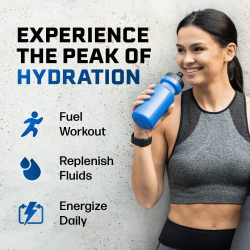 PeakH20 Electrolytes Powder Hydration Packets | Berry Blue | 72 Servings | Sugar Free Water Flavor Packets for Workout Rec...