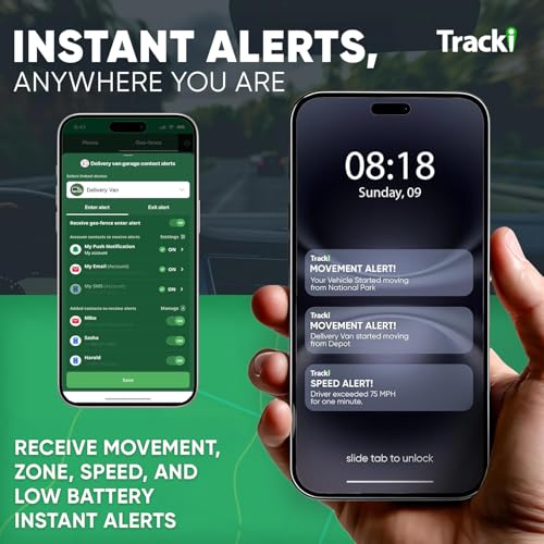 Tracki Pro GPS Tracker for Vehicles – Magnetic Waterproof 4G LTE Car Tracker, Long-Life Battery Up to 7 Months, Unlimited ...