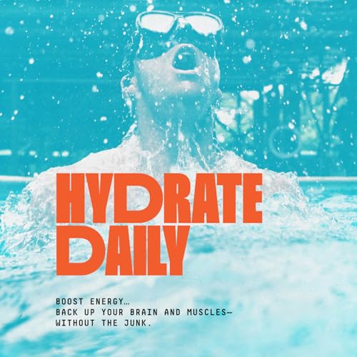 SALTT Electrolytes Powder Flavored Drink Mix - Blue Slushies - 90 Hydration Packets - 100mg Caffeine - Magnesium, Potassiu...