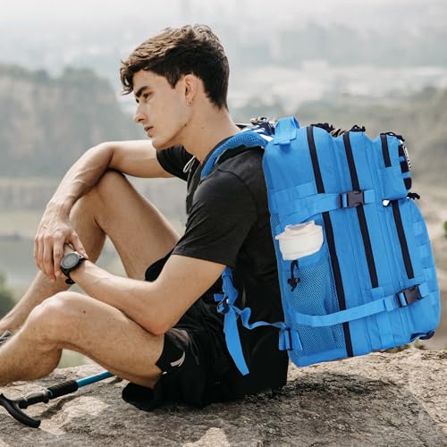 Lovelinks21 45L Tactical Assault Backpack 3 day assault pack with Molle Waterproof backpack Rucksack for Tactical Backpack...