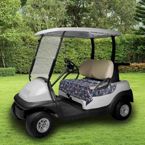 Classic Accessories for Vera Bradley Water-Resistant Golf Seat Blanket, 54 x 32 Inch, Flamingo Garden