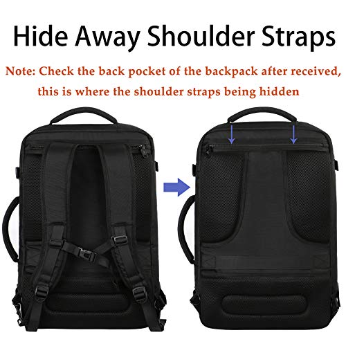 MATEIN Carry on Backpack, Extra Large Travel Backpack Expandable Airplane Approved Weekender Bag for Men and Women, Water ...