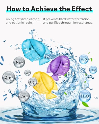 Leemone Humidifier Cleaning Fish for Humidifiers & Fish Tanks, 10 Pack Humidifier Cleaner, Purifies Water, Reduces Scale