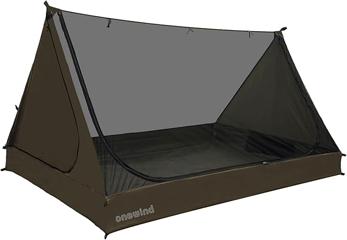 onewind Mesh Tent for 2 Person, 2 Openings Inner Tent for Tarp Ultralight Trekking Pole Tent Tarp Backpacking Netting Tent...