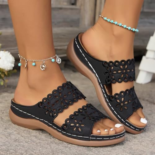 Flip flops for Slippers & Sandals Women's Lightweight Non-slip Outdoor Walking Sandals, Open Toe Beach Slippers