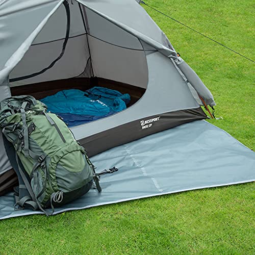 Bessport Tent Footprint for 1-2-3-4 Person Tent Waterproof Camping Tarp with Drawstring Carrying Bag for Picnic, Hiking an...