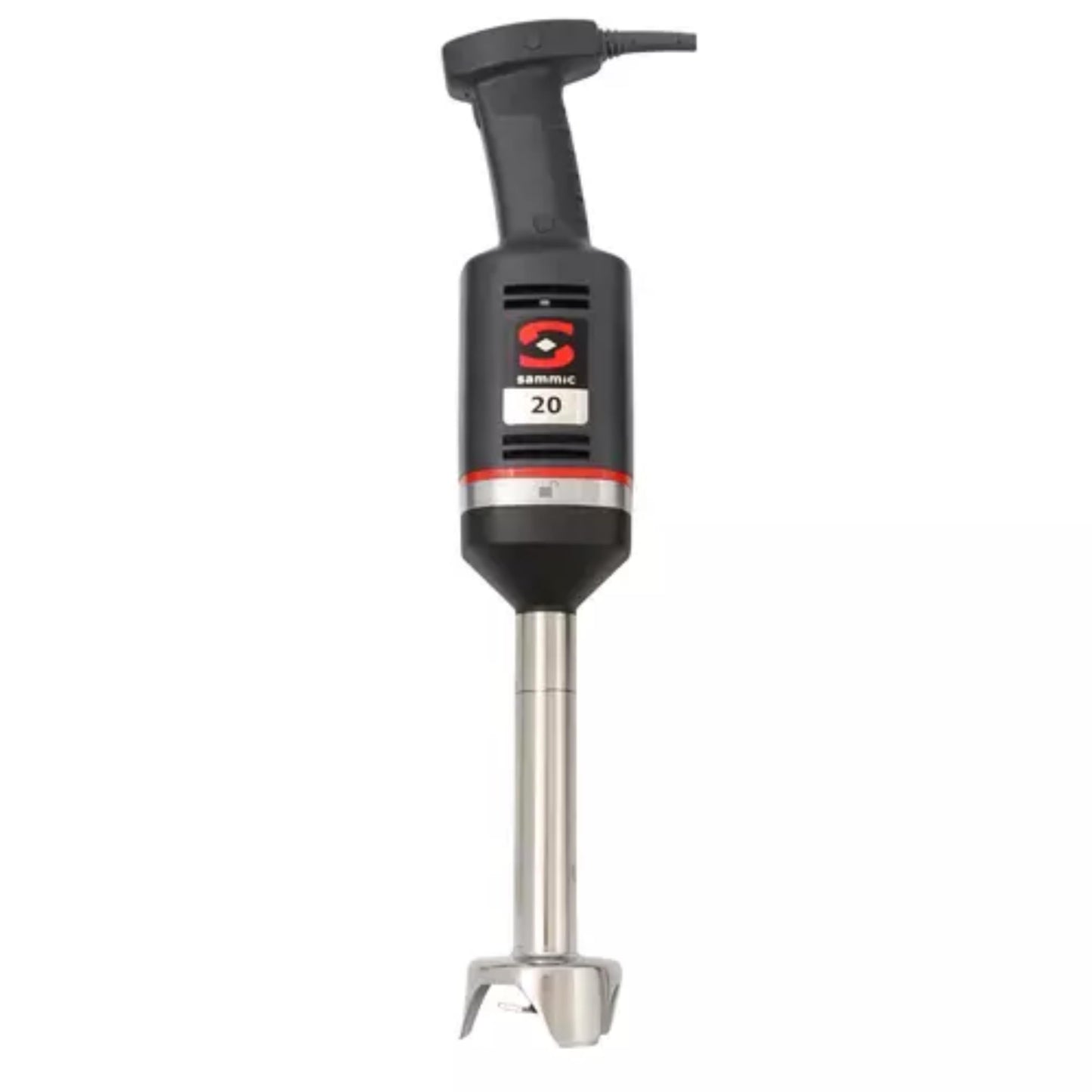Sammic XM-21 Immersion Stick Blender, Commercial Handheld Food Blender, 13 Qt Capacity, Variable Speed 1,500–15,000 RPM, 9.4" Stainless Steel Arm with Splash Guard, Ergonomic Grip