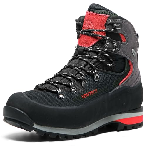 Louteck Men's Hiking Boots – Durable and Comfortable Men's Climbing Boots for Rugged Outdoor Adventures, Perfect for Hikin...