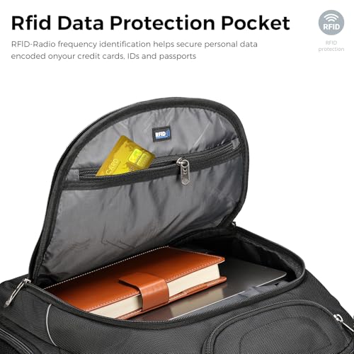 Swissdigital Design TSA Business Laptop Backpack For Men,Travel Backpack With USB Charging Port,College Tech Backpacks Wit...
