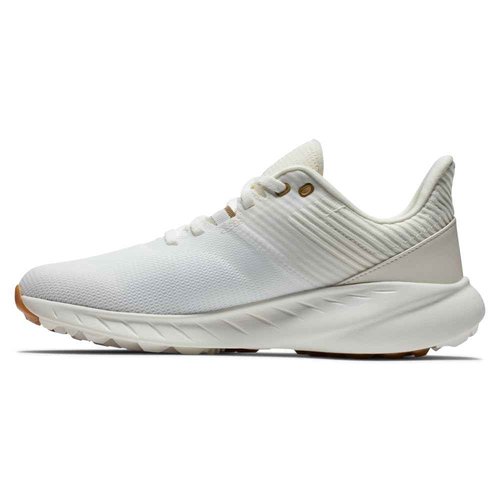 FootJoy Women's FJ Flex Previous Season Style Golf Shoe, Beige, 9.5