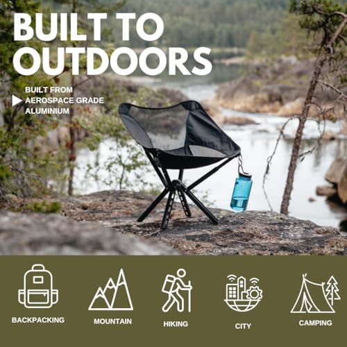 Campster2 Folding Camping Chair – Portable High Chair | 265 Lbs Capacity | Camping Essentials for Beach, Hiking & Car Camp...