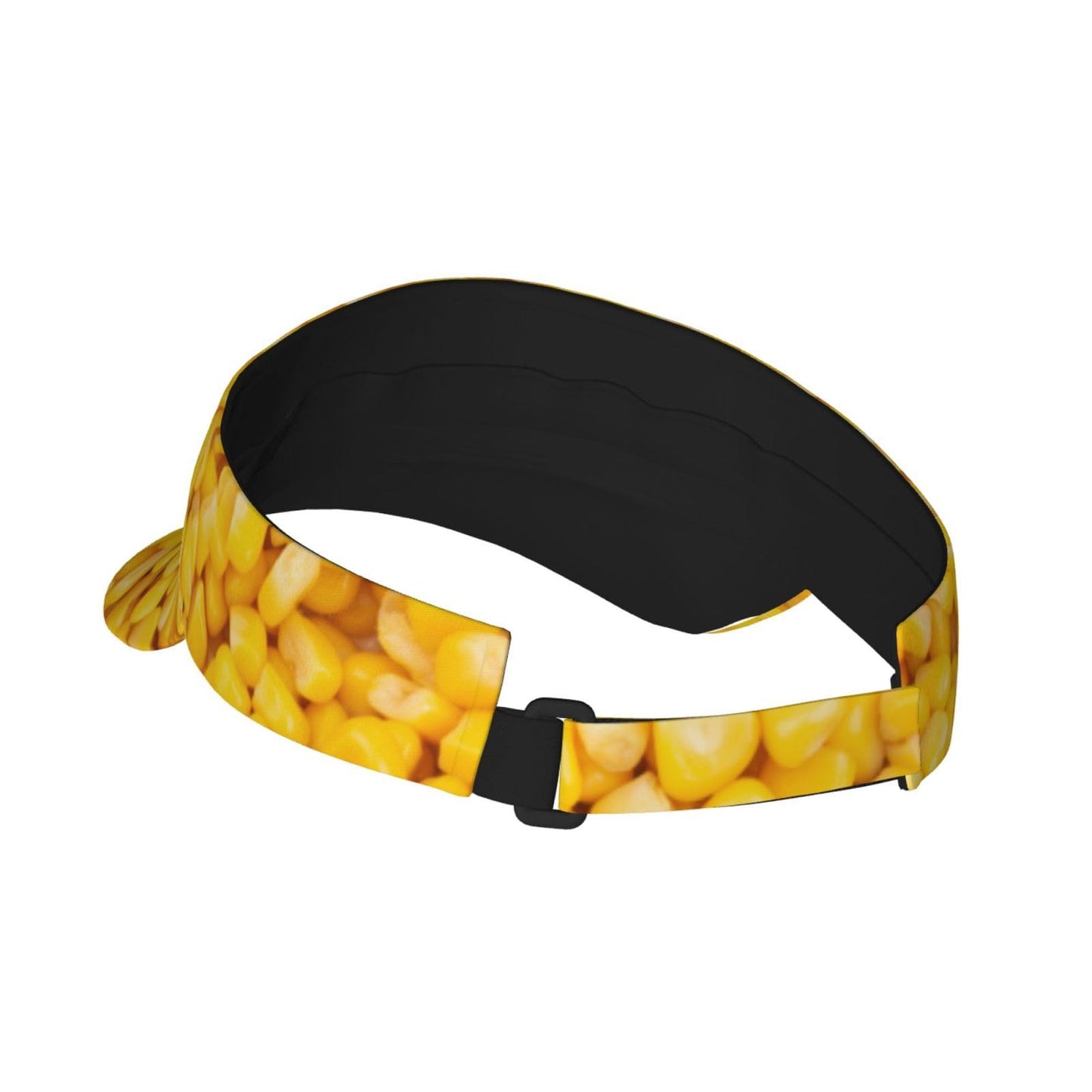 Sports Sun Visor Hats Canned Corn Ball Caps Empty Top Adjustable Baseball Sun Cap Hat for Women Men