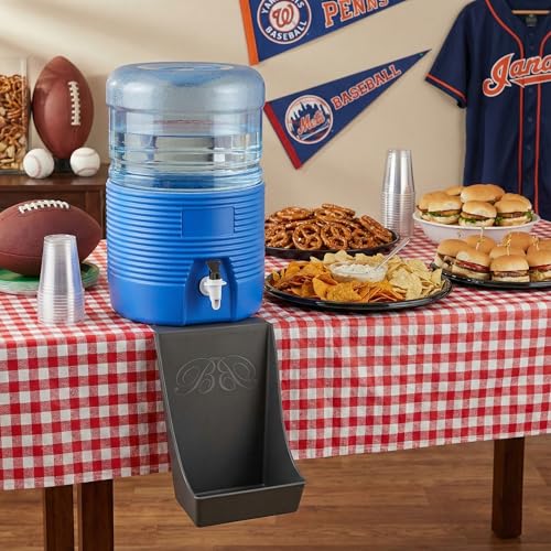 Beverage Butler The Drip Catcher (Black) - For Use Under Beverage Dispensers and Drink Coolers