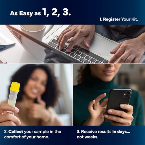 STD Hero At-Home Common STD Test Kit for Women and Men - Test for the Top Four STD's - Includes MGen - Private At-Home Col...