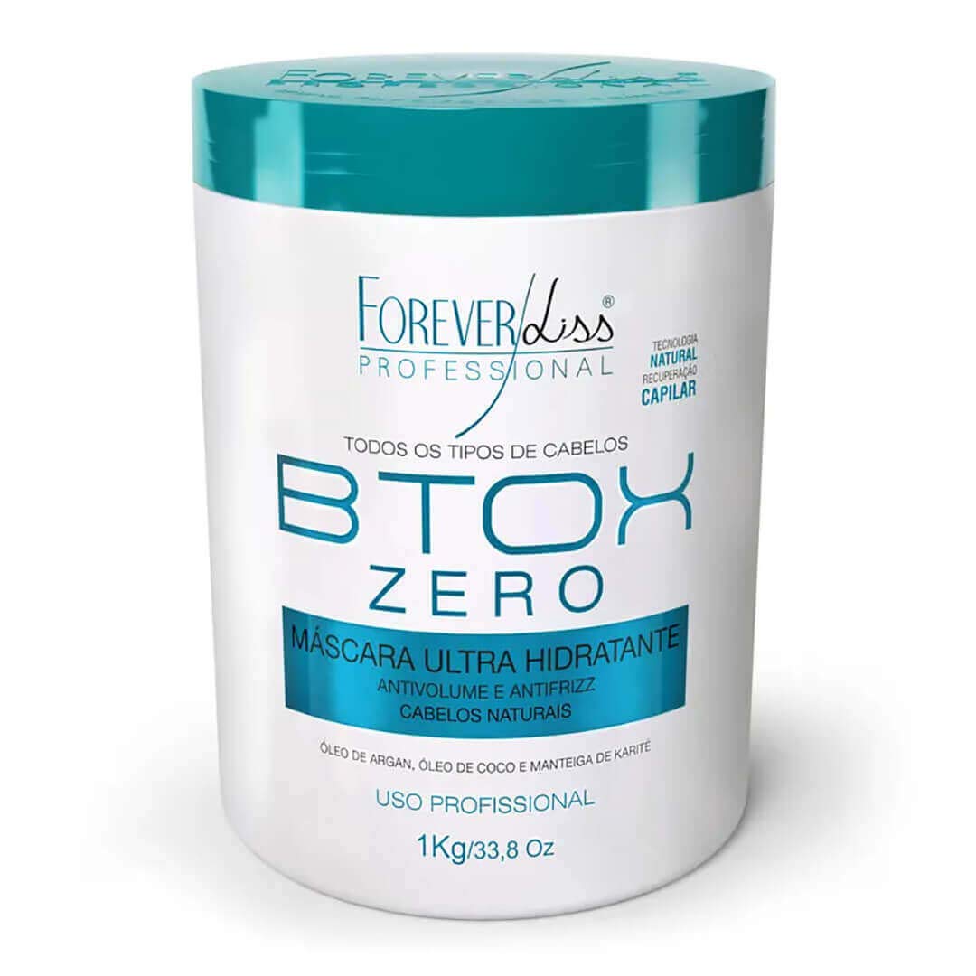 Forever Liss | Zero Btox Organic Mask | Progressive Brush Hair Straightening | Brazilian Keratin Treatment | Smooth Effect, Ultr