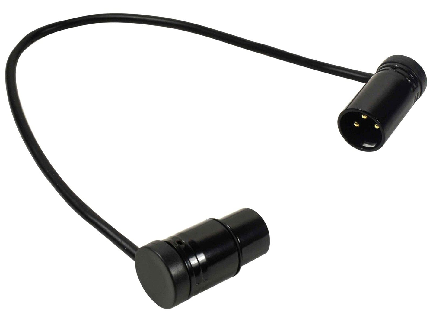 Hqrp 2-Pack 3-Pin Xlr Female To 3-Pin Xlr Male Adjustable-Angle Low-Profile Cables Compatible With Sound Devices 302, 552, 633,