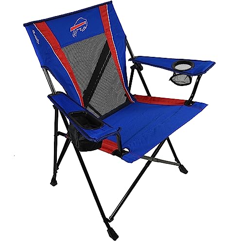 Kijaro Sports Fan Folding Chair, 26" L x 35.5" W x 37" H, Buffalo Bills