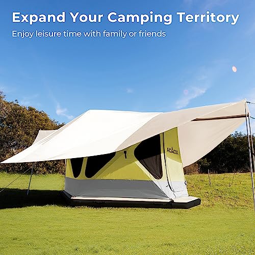 ACACIA Canopy 4 Person for Space Acacia Camping System, PU2000 Waterproof Camping Tarp for 4 Season Camping, UPF50+ Sunpro...