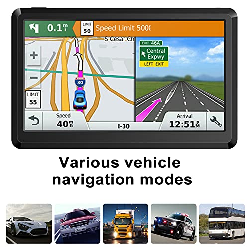 GPS Navigator for car,7 Inch GPS Navigation Truck & RV & Car, Driver Alerts, Turn-by-Turn Directions, 2026 Map with Free U...