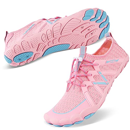 Men Women Water Sports Shoes Slip-on Quick Dry Aqua Swim Shoes for Pool Beach Surf Walking Water Park