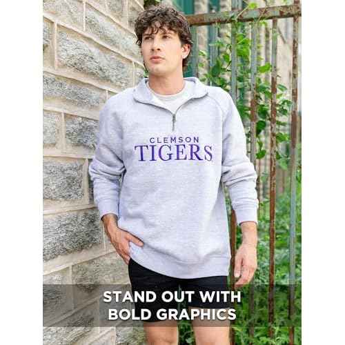 JanSport Unisex Adult NCAA Officially Licensed Rival Long Sleeve Stand-Up Collar Quarter Zip Sweatshirt