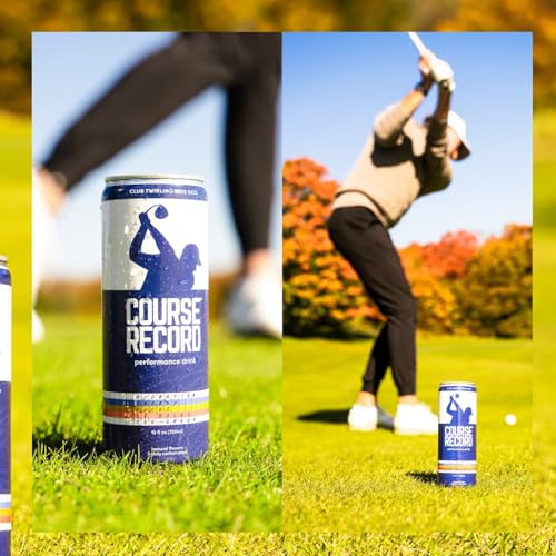 Functional Hydration Drink for Golfers – COURSE RECORD Variety Pack – Electrolytes, Calm Energy & Focus – Healthy Sports D...