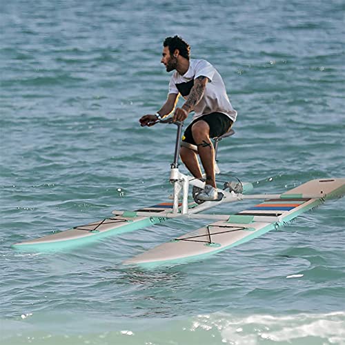 Water Bikes, Sea Pedal Bicycle Boat, Inflatable Kayak Bikeboat for Lake, Water Sports Touring Kayaks, Cardio Cycle Inflata...