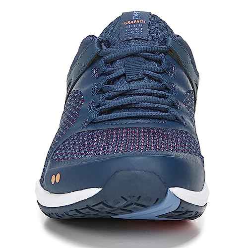 Ryka Womens Graphite Training Shoe, Navy, 6 Wide US
